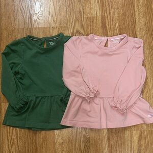 Bundle - Ruffle Butts Long Sleeve Peplum Tops